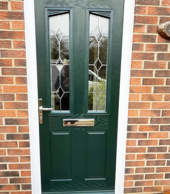 Composite door newly fitted